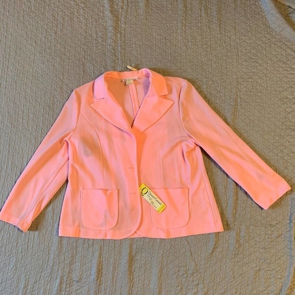 Vintage queen casuals pink blazer M - Picture 8 of 9